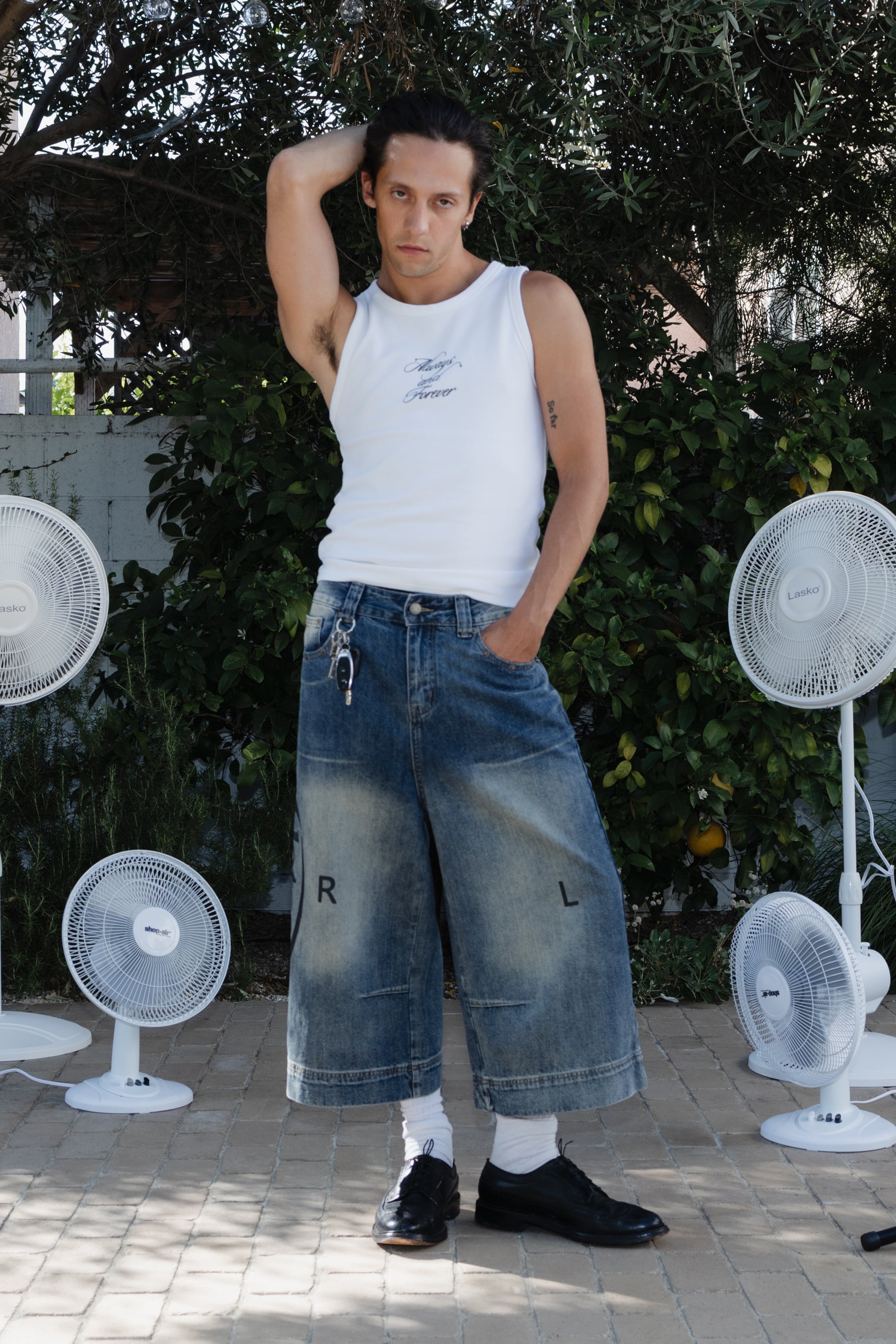 Baggy Denim Shorts