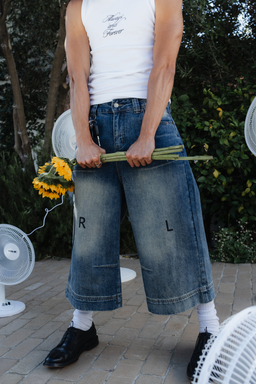 Baggy Denim Shorts