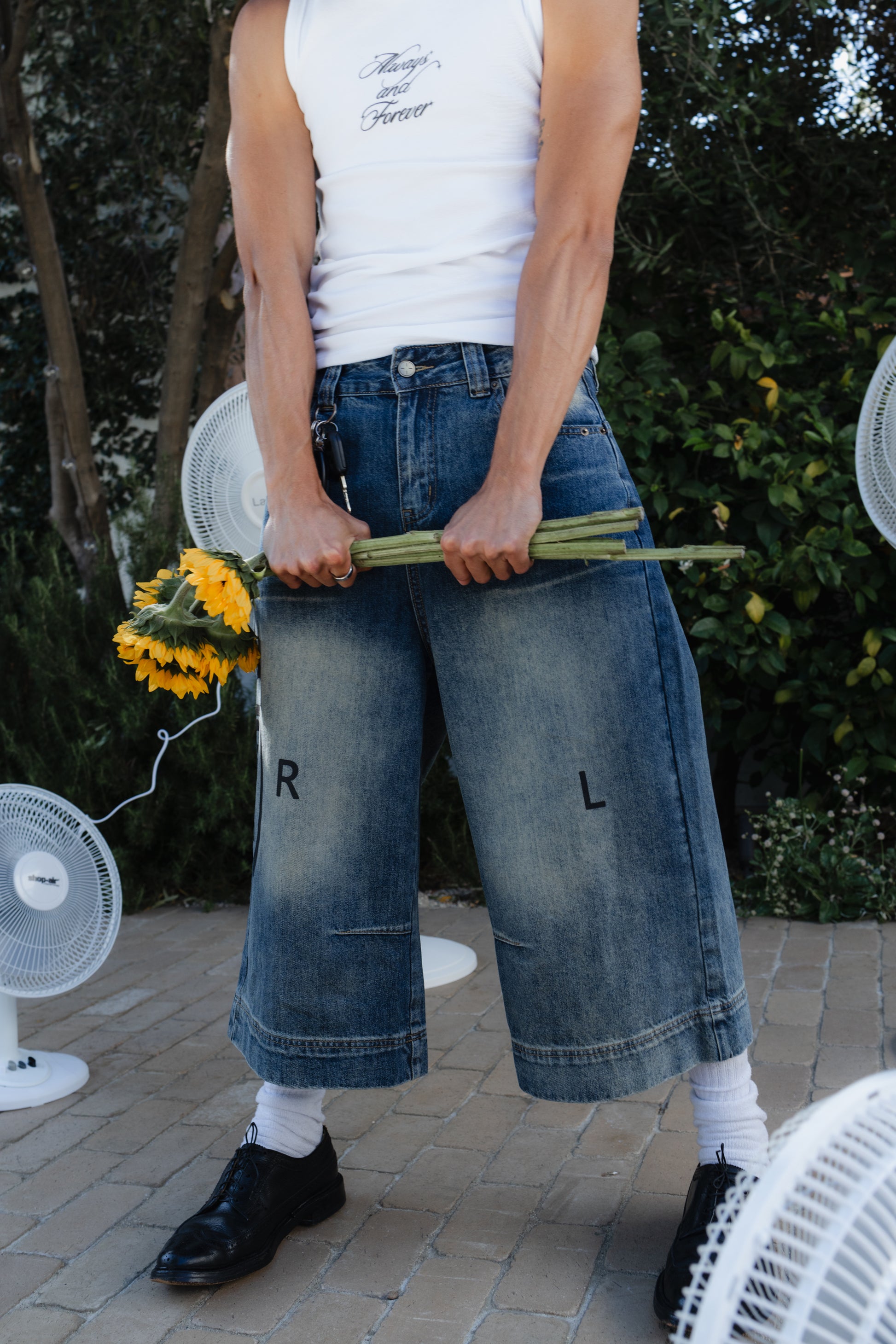 Baggy Denim Shorts